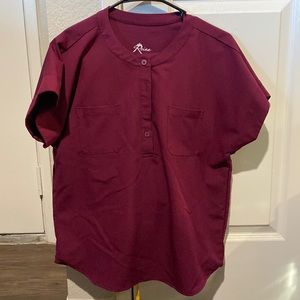 Reina Scrubs Set - Maroon